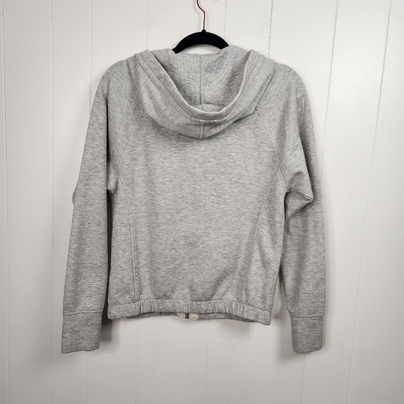 Victoria's Secret Sport VSX Gray Full Zip Hoodie Sweatshirt XS Casual Activewear - Picture 2 of 9